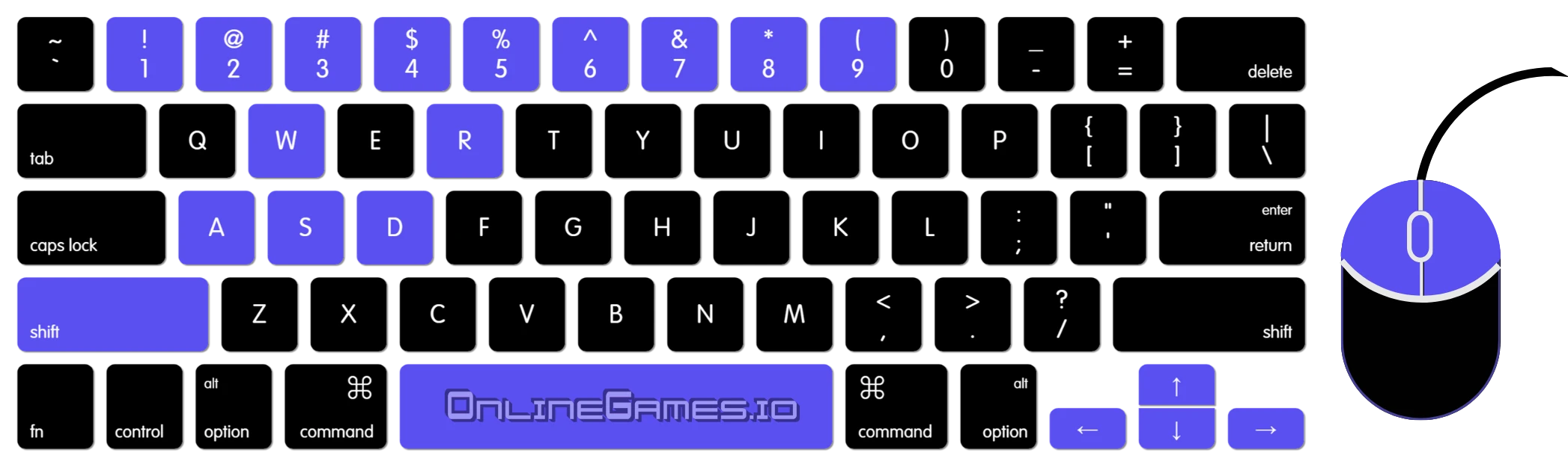 Xtreme Paintball Wars Keyboard Controls