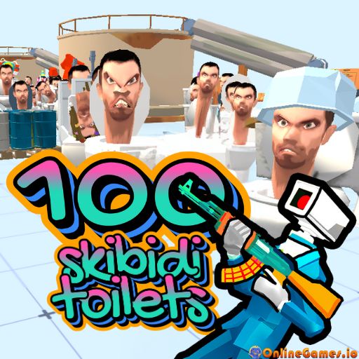 You vs 100 Skibidi Toilets Play Online